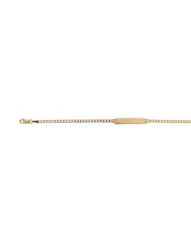 18CT Y/G CURB ID 2.30mm/16cm
